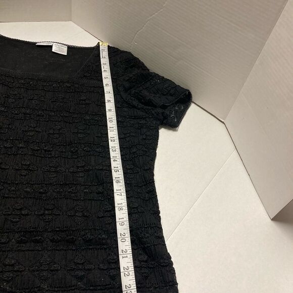 EAST‎ 5th, women’s lace top, black, XL, fully lined - Picture 6 of 8